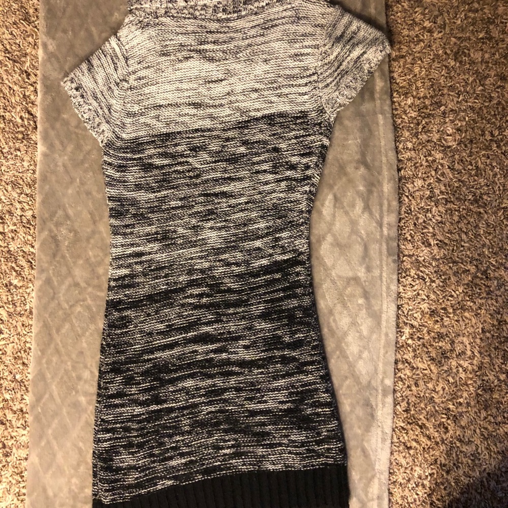 Short sleeve sweater dress